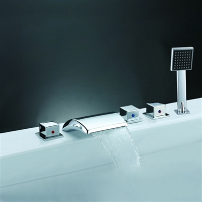 Tub Faucet With Hand Shower